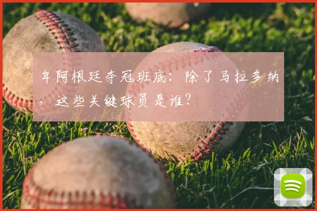 年阿根廷夺冠班底：除了马拉多纳，这些关键球员是谁？