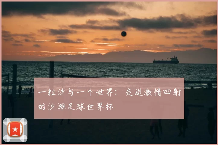 一粒沙与一个世界:走进激情四射的沙滩足球世界杯