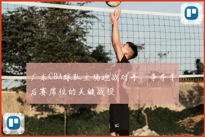 广东CBA球队主场迎战对手，争夺季后赛席位的关键战役